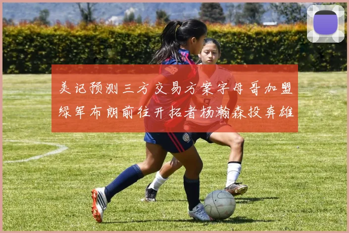 美记预测三方交易方案字母哥加盟绿军布朗前往开拓者杨瀚森投奔雄鹿